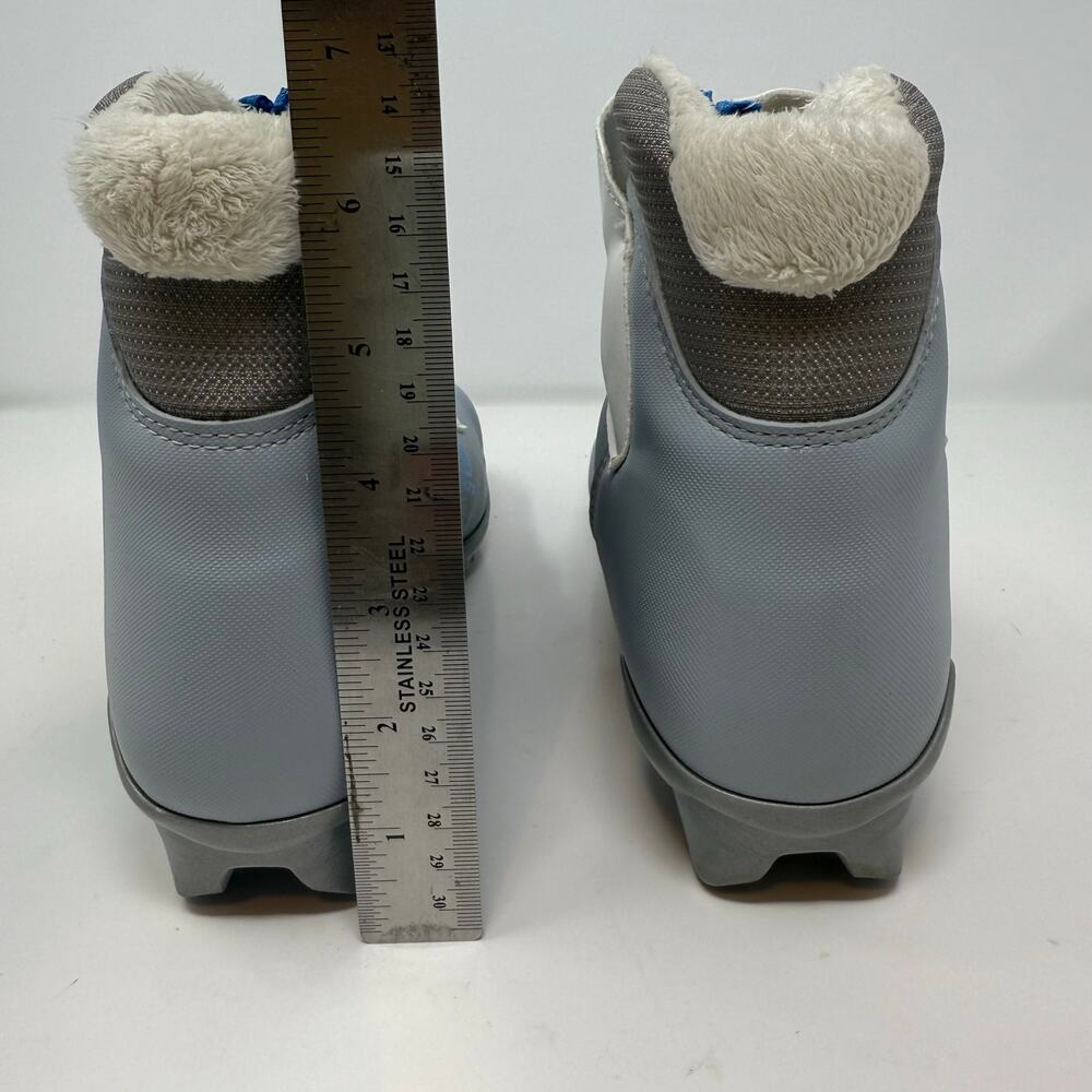 Salomon Siam5 Cross Country Ski Boot Women's 9.5 Grey White Blue - Picture 8 of 16